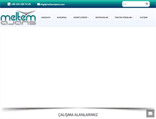 Tablet Screenshot of meltemajans.com